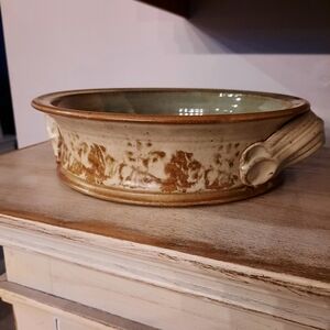 Decorative Speckled Glazed Pottery Bowl/Dish